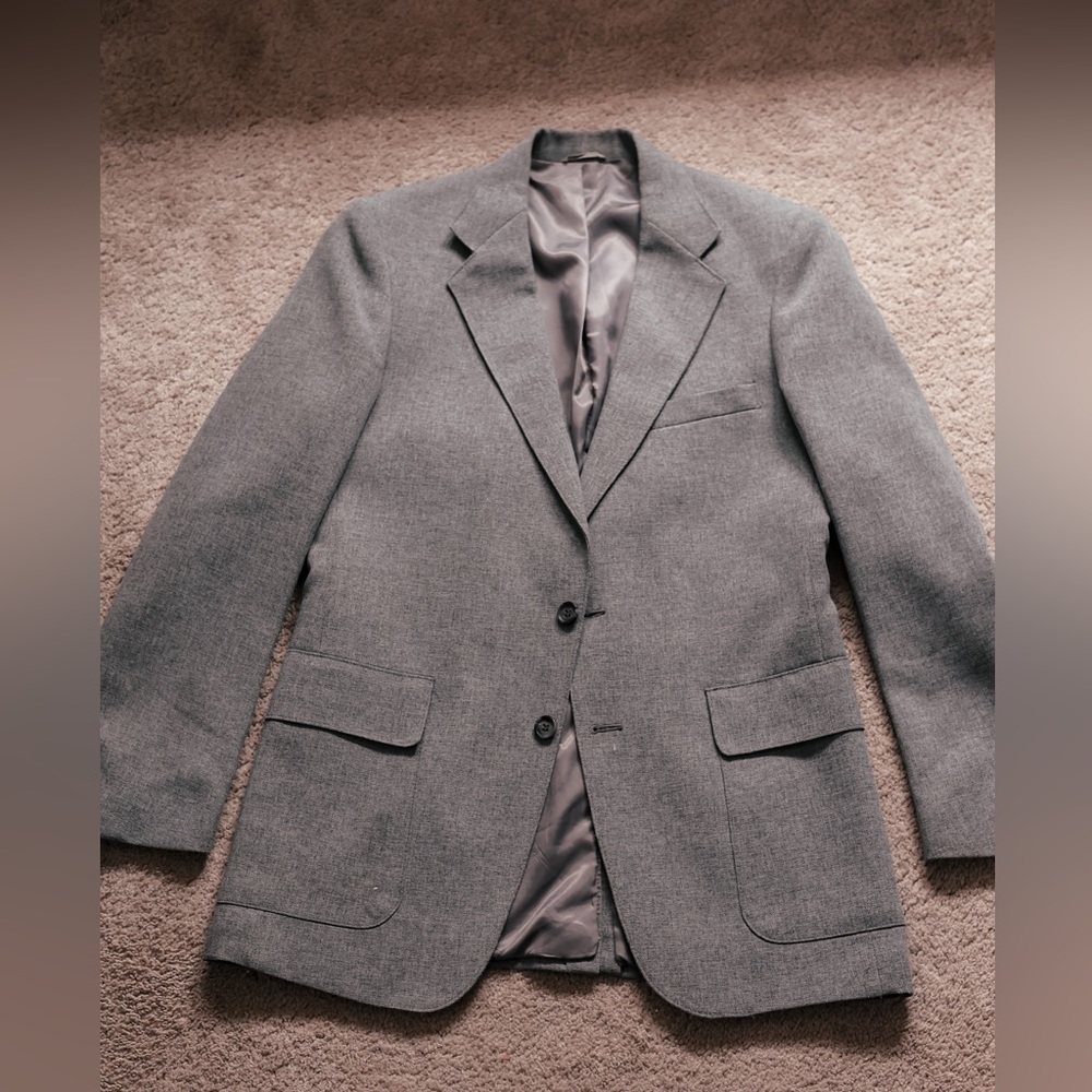 Mens 38r grey Blazer